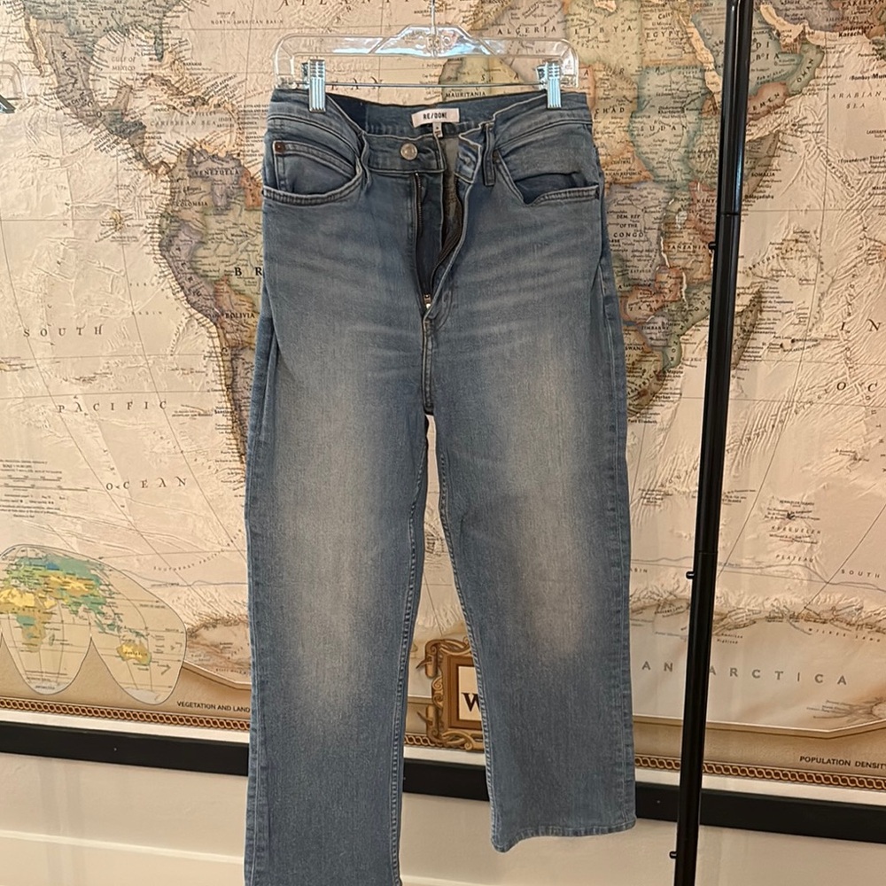 Re/Done Light Blue Denim Jeans